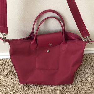 longchamp neo maroon
